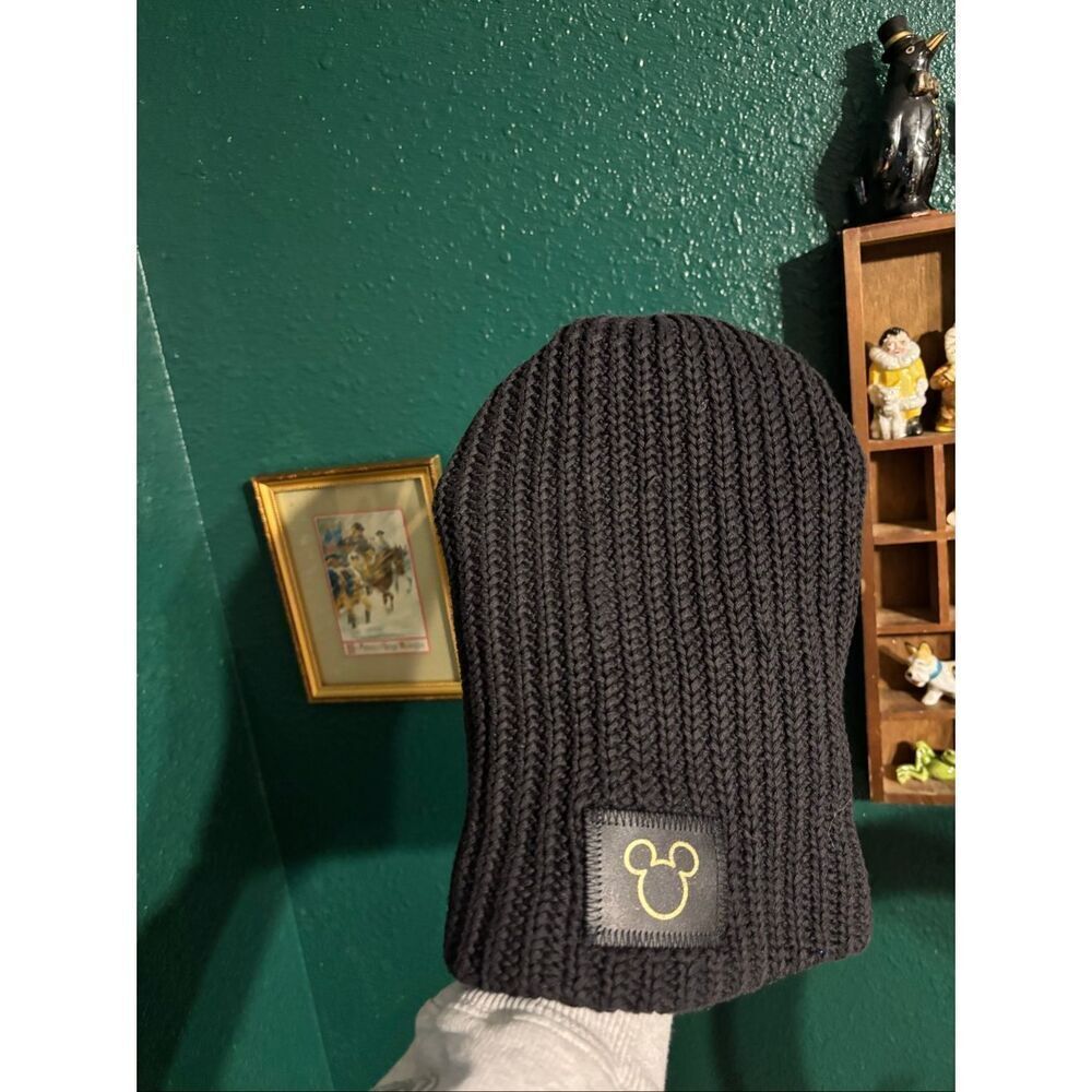 Love Your Melon X Disney Black Ribbed Beanie